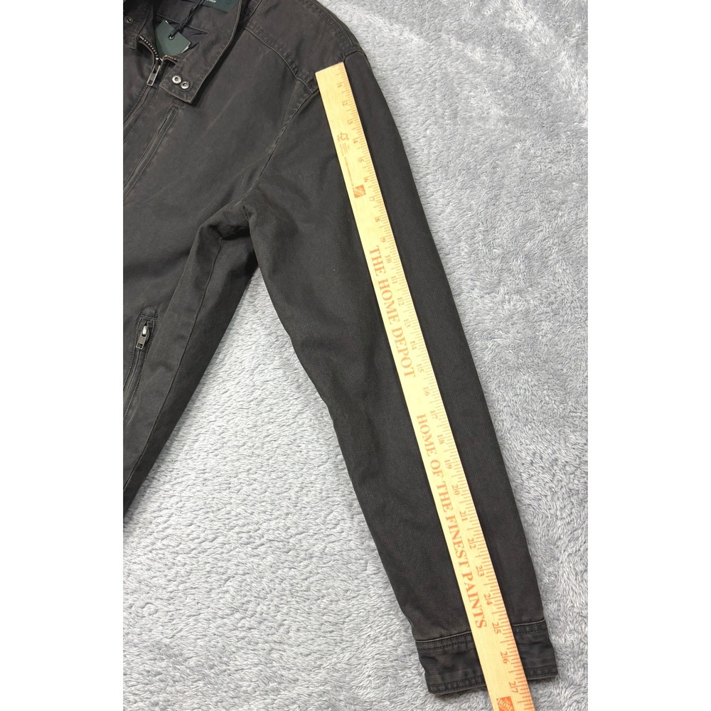 Rodd & Gunn The Jack Jacket Mens XL Gray Brown Bracken Distressed Italian Canvas - Picture 10 of 11